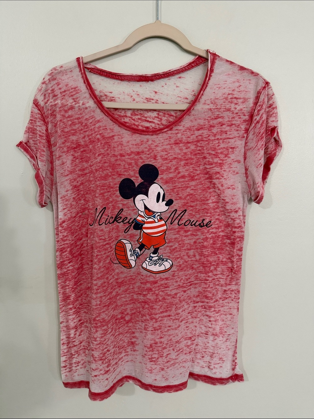 Mickey Mouse Red Graphic Tee